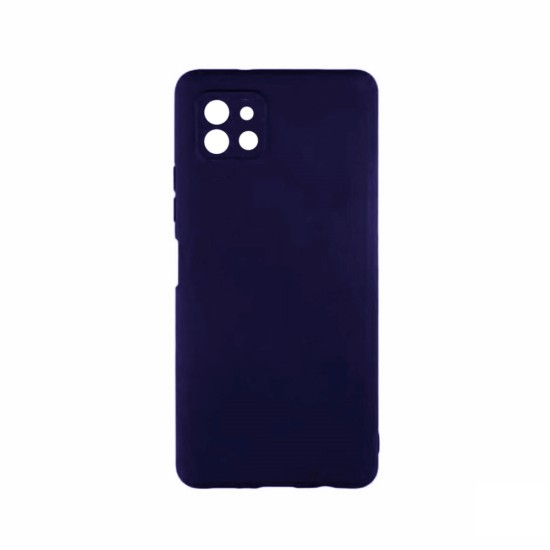 Capa de Silicone com Moldura de Câmera para Samsung Galaxy A22 5g Azul